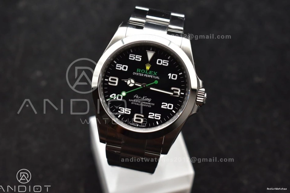 Edition 1:1 VS VSF SS Best 509 Black Bracelet 904L on Air-King 126900 Dial SmoothTexture Steel 0816